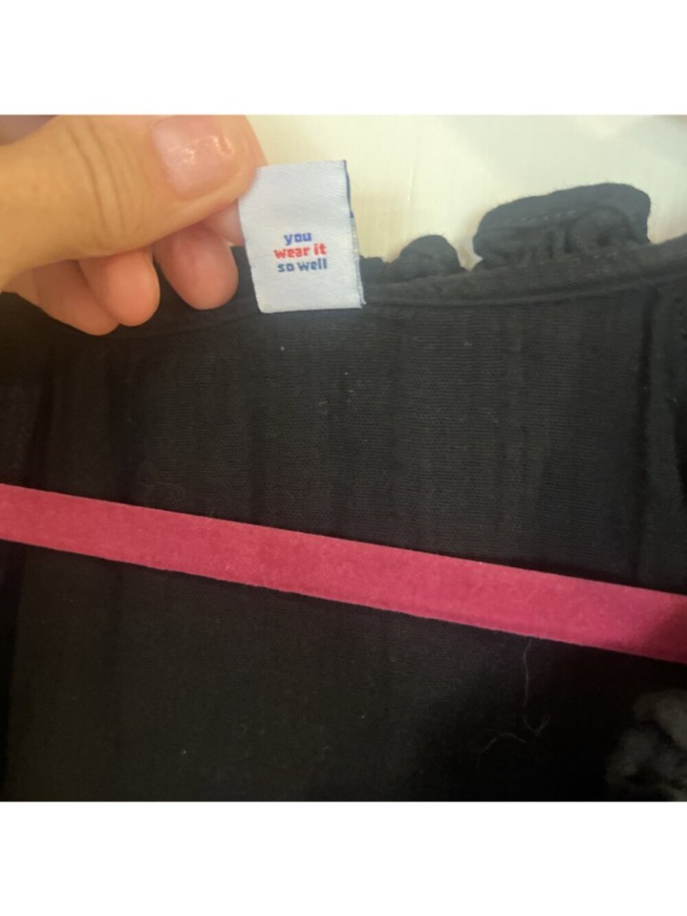 Old Navy Sz Xl Black Pockets Flutter Sleeve Crinkle Gauze Mini Swing Dress - Picture 5 of 12